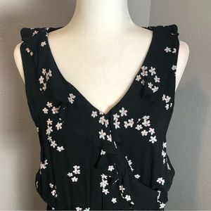 J.Jill Maxi Dress faux wrap size MP